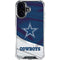 NFL Dallas Cowboys iPhone 16 Plus Clear Case