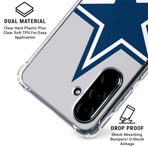 NFL Dallas Cowboys Large Logo Galaxy A36 5G Clear Case