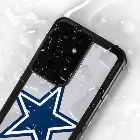NFL Dallas Cowboys Large Logo Galaxy S24 Ultra Waterproof Case