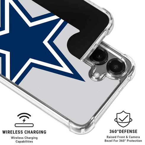 NFL Dallas Cowboys Large Logo Galaxy S26 Clear Case
