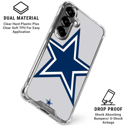 NFL Dallas Cowboys Large Logo Galaxy S26 Clear Case
