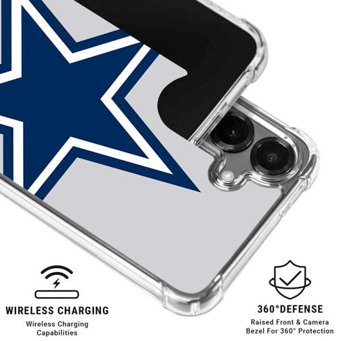 NFL Dallas Cowboys Large Logo Galaxy S26 Plus Clear Case