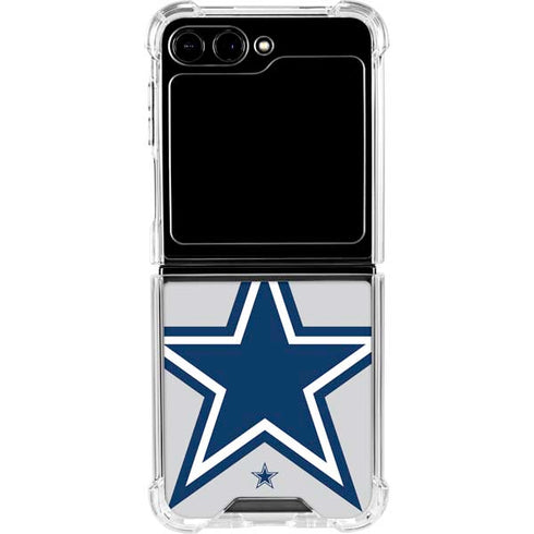 NFL Dallas Cowboys Large Logo Galaxy Z Flip6 Clear Case