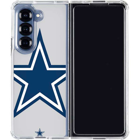 NFL Dallas Cowboys Large Logo Galaxy Z Fold6 Clear Case