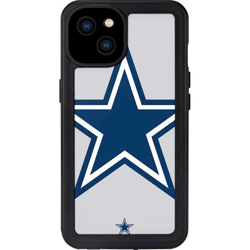 NFL Dallas Cowboys Large Logo iPhone 15 Plus Waterproof Case