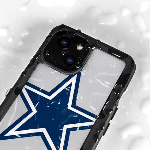 NFL Dallas Cowboys Large Logo iPhone 15 Plus Waterproof Case