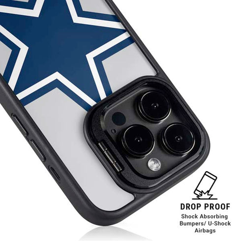NFL Dallas Cowboys Large Logo iPhone 15 Pro Kickstand Case