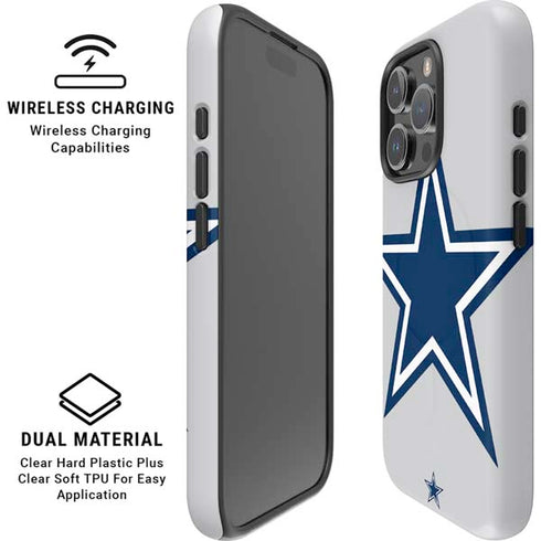 NFL Dallas Cowboys Large Logo iPhone 16 Pro Max Magsafe Impact Case