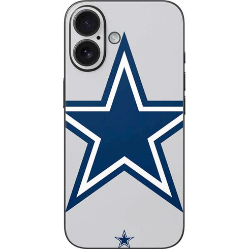 NFL Dallas Cowboys Large Logo iPhone 16 Skin