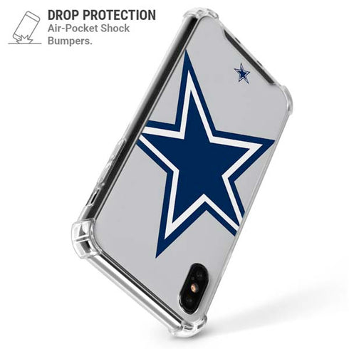 NFL Dallas Cowboys Large Logo iPhone X/XS Clear Case