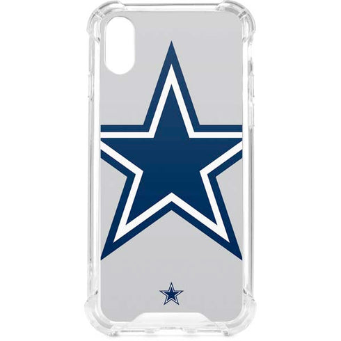 NFL Dallas Cowboys Large Logo iPhone XS Clear Case