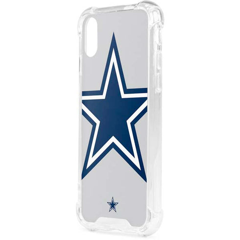NFL Dallas Cowboys Large Logo iPhone XS Clear Case