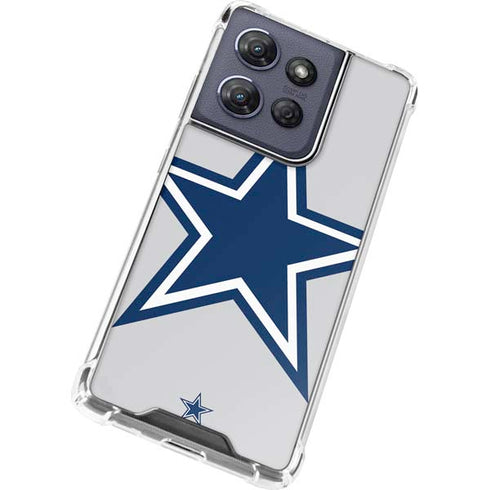 NFL Dallas Cowboys Large Logo Moto G 5G (2025) Clear Case
