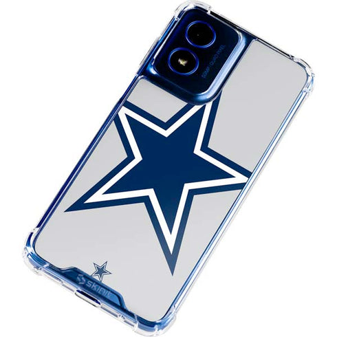 NFL Dallas Cowboys Large Logo Moto G 5G (2024) Clear Case