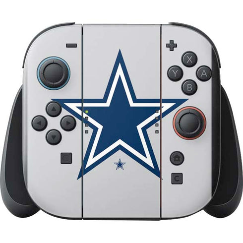 NFL Dallas Cowboys Large Logo Nintendo Switch 2 (2025) with Joy-Con Skin