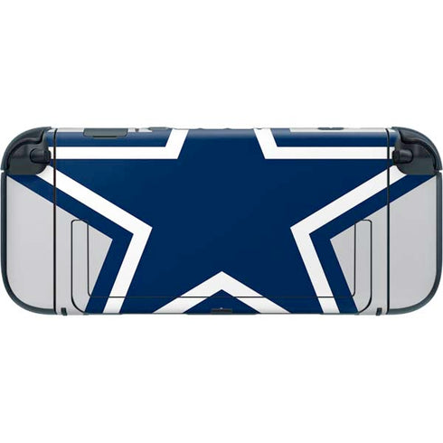 NFL Dallas Cowboys Large Logo Nintendo Switch 2 (2025) with Joy-Con Skin