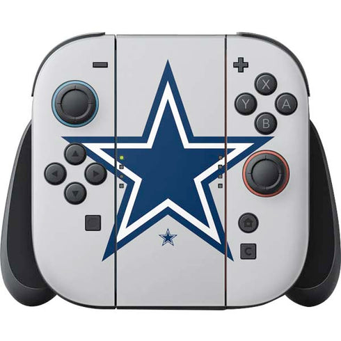 NFL Dallas Cowboys Large Logo Nintendo Switch 2 (2025) Joy-Con Controller Skin