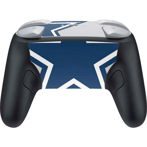 NFL Dallas Cowboys Large Logo Nintendo Switch 2 (2025) Pro Controller Skin