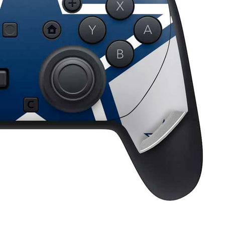 NFL Dallas Cowboys Large Logo Nintendo Switch 2 (2025) Pro Controller Skin