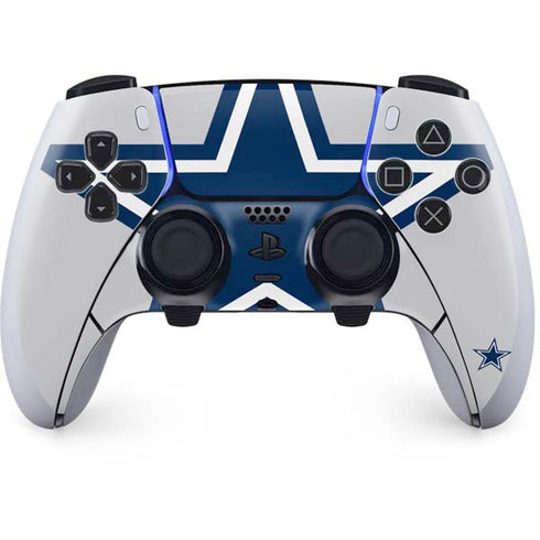NFL Dallas Cowboys Large Logo PS5 DualSense Edge Pro Controller Skin