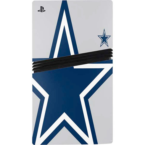 NFL Dallas Cowboys Large Logo PS5 Pro Disk Console Skin