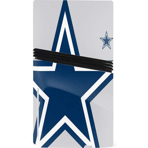 NFL Dallas Cowboys Large Logo PS5 Pro Disk Console Skin