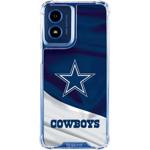 NFL Dallas Cowboys Moto G 5G (2024) Clear Case