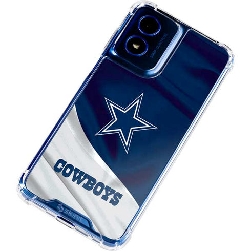 NFL Dallas Cowboys Moto G 5G (2024) Clear Case
