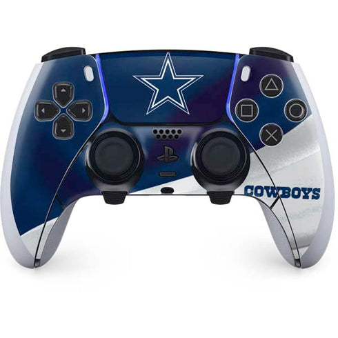 NFL Dallas Cowboys PS5 DualSense Edge Pro Controller Skin