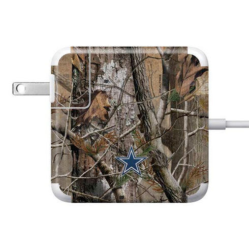 NFL Dallas Cowboys Realtree AP Camo 85W Power Adapter (15 and 17 inch MacBook Pro Charger) Skin