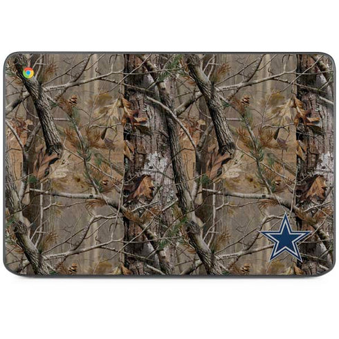 NFL Dallas Cowboys Realtree AP Camo HP Chromebook Skin