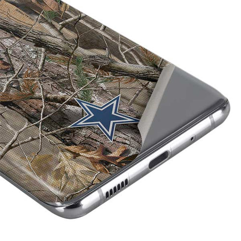 NFL Dallas Cowboys Realtree AP Camo Galaxy S20 Plus Skin