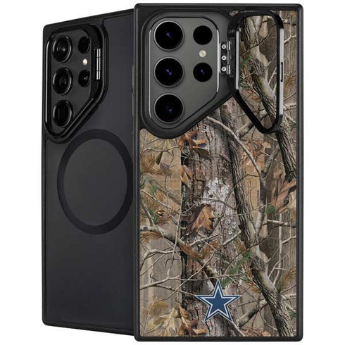 NFL Dallas Cowboys Realtree AP Camo Galaxy S24 Ultra Kickstand Case