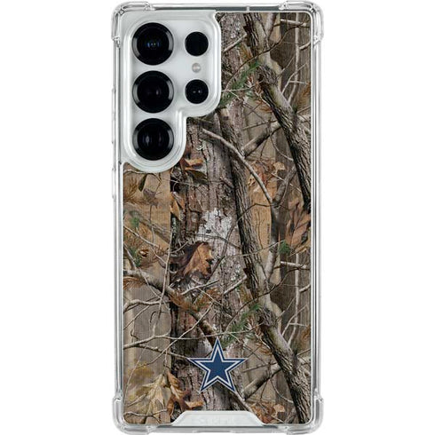 NFL Dallas Cowboys Realtree AP Camo Galaxy S25 Ultra Clear Case