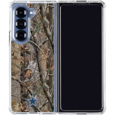 NFL Dallas Cowboys Realtree AP Camo Galaxy Z Fold6 Clear Case