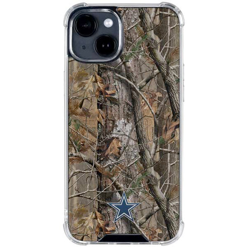 NFL Dallas Cowboys Realtree AP Camo iPhone 15 Clear Case