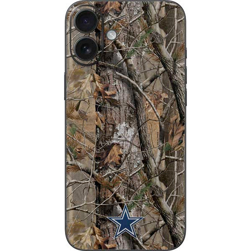 NFL Dallas Cowboys Realtree AP Camo iPhone 16 Plus Skin