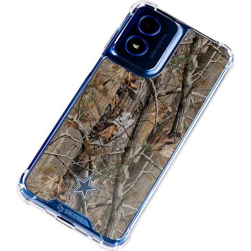 NFL Dallas Cowboys Realtree AP Camo Moto G 5G (2024) Clear Case