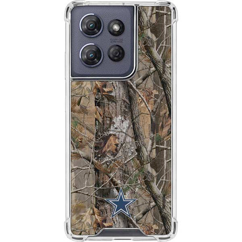 NFL Dallas Cowboys Realtree AP Camo Moto G Play 5G (2025) Clear Case