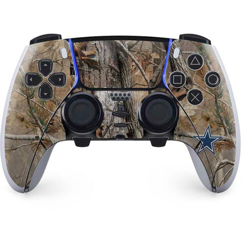 NFL Dallas Cowboys Realtree AP Camo PS5 DualSense Edge Pro Controller Skin