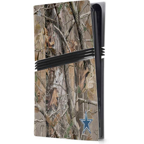 NFL Dallas Cowboys Realtree AP Camo PS5 Pro Console Skin