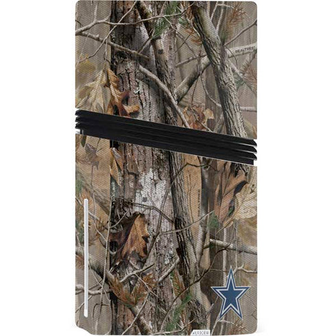 NFL Dallas Cowboys Realtree AP Camo PS5 Pro Disk Console Skin