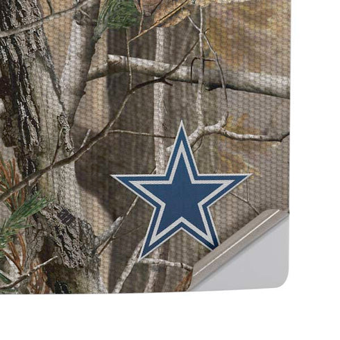 NFL Dallas Cowboys Realtree AP Camo PS5 Pro Disk Console Skin