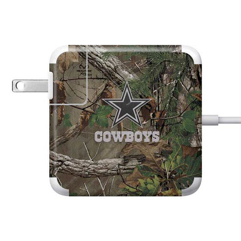 NFL Dallas Cowboys Realtree Xtra Green Camo 85W Power Adapter (15 and 17 inch MacBook Pro Charger) Skin