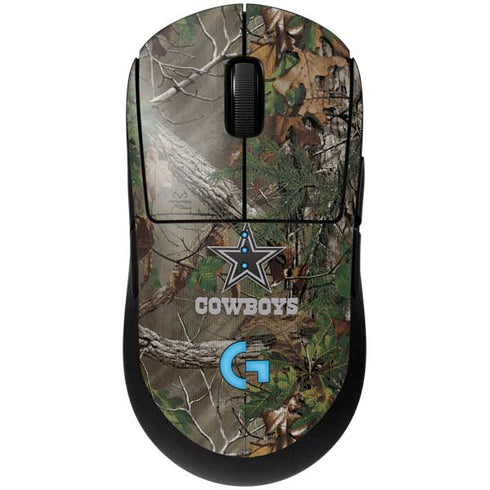 NFL Dallas Cowboys Realtree Xtra Green Camo G Pro Wireless Gaming Mouse Skin