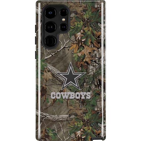 NFL Dallas Cowboys Realtree Xtra Green Camo Galaxy S25 Ultra Impact Case