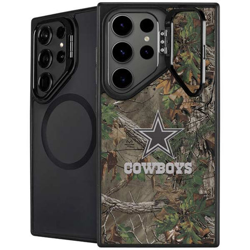 NFL Dallas Cowboys Realtree Xtra Green Camo Galaxy S25 Ultra Kickstand Case