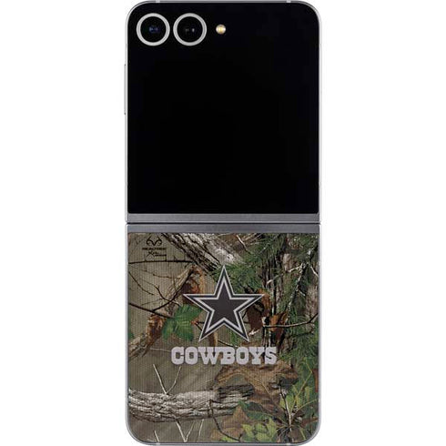 NFL Dallas Cowboys Realtree Xtra Green Camo Galaxy Z Flip6 Skin