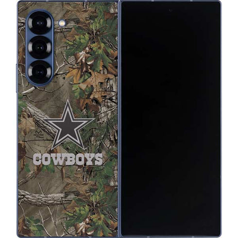 NFL Dallas Cowboys Realtree Xtra Green Camo Galaxy Z Fold6 Skin