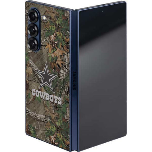 NFL Dallas Cowboys Realtree Xtra Green Camo Galaxy Z Fold6 Skin